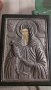 Гръцка икона сребро на Свети Антоний. Проба 950, снимка 1 - Икони - 44186053