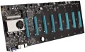 Mining Motherboard BTC-S37 Pro / майнинг дънна платка / в комплект с процесор, за 8 видеокарти, снимка 1 - Дънни платки - 34799703