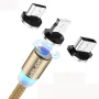 Универсален магнитен кабел Uslion 3 в 1 за зареждане на телефони - micro USB, снимка 11