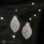 КОМПЛЕКТ AURORA / Лускозен дамски комплект бижута с кристали от 3 части , снимка 5