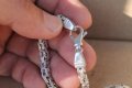 Италиански сребърен ланец, снимка 7