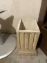 Масивен кръгъл плот и кашпа за беседка, помещение, снимка 5