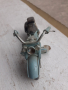 Мотор стара ламаринена играчка модел макет син за колекция, снимка 4