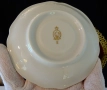 Чаша с чиния баварски порцелан,чисто злато,роза,барок. , снимка 6