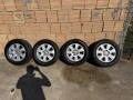 Оригинални алуминиеви джанти с летни гуми за Audi 5x112 16 цола , снимка 1