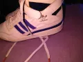Adidas маркови естествена кожа сникърси маратонки високи  UK 9=5 US 10 №44 стелка 28см нови, снимка 4