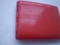 Ретро Червена Табакера Бакелит маркирана БАКЕЛИТКООП, снимка 7