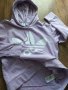 Adidas Originals Trefoil Hoodie Purple Glow - страхотно дамско горнище , снимка 8