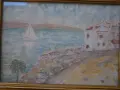 Акварел пейзаж рамкиран, снимка 2