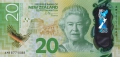 ❤️ ⭐ Нова Зеландия 2018 20 долара полимер UNC нова ⭐ ❤️, снимка 2