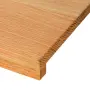 vidaXL Стълбищни стъпала, 12 бр, светлокафяви, 70x25x2 см, дъб масив, снимка 8