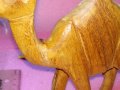 СТАРА ДЕКОРАТИВНА ДЪРВЕНА ФИГУРКА на КАМИЛА РЪЧНА ИЗАБОТКА За КОЛЕКЦИЯ УКРАСА 42843, снимка 6
