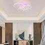 LED плафон 80 W с дистанционно, 75 × 55 × 16 см, димируем 3000–6500 K, снимка 5