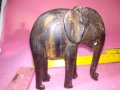 СТАРО АБАНОСОВО СЛОНЧЕ ФИГУРКА СТАТУЕТКА от АБАНОС АФРИКА РЪЧНА ХУДОЖЕСТВЕНА ИЗРАБОТКА 16955, снимка 4
