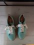 Нови обувки естествен набук в цвят мента, стелка 24,5см., снимка 1