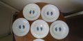 6 бр. чинии за супа със син кант, снимка 1 - Чинии - 39921111