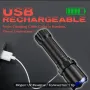 USB презареждаща се UV фенер 395nm , снимка 2