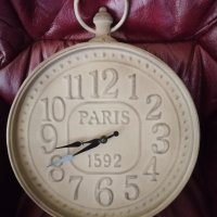 Старинен часовник и барометър, снимка 13 - Стенни часовници - 33873112