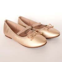№24-37, Балеринки, Официални пантофки за момиче с малка панделка, снимка 2 - Детски обувки - 42080205