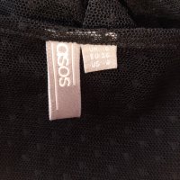 ASOS 36 Черна дантелена блуза / топ /, снимка 4 - Корсети, бюстиета, топове - 41222500