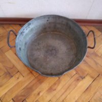Стари медни тави ръчно ковани от майстори и времена., снимка 5 - Антикварни и старинни предмети - 40551261