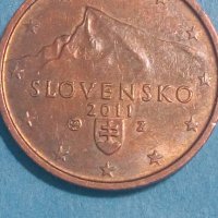 2 евро цент 2011 г.Словения, снимка 2 - Нумизматика и бонистика - 44499879