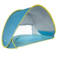Плажна палатка с вграден басейн, Автоматично отваряне, UV защита, снимка 10 - Водни спортове - 41345675