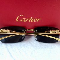 Cartier висок клас слънчеви очила Мъжки Дамски слънчеви 4 цвята, снимка 12 - Слънчеви и диоптрични очила - 41937840