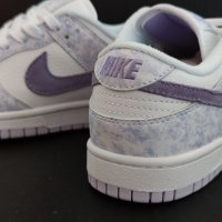 Nike Dunk Purple Aura Lavender White Нови Оригинални Дамски Обувки Маратонки Размер 37 37.5 Номер , снимка 4 - Маратонки - 41087603