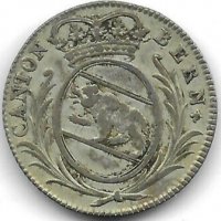 Монета Швейцария 5 Батцен 1810 г. Кантон Берн, снимка 2 - Нумизматика и бонистика - 40146466