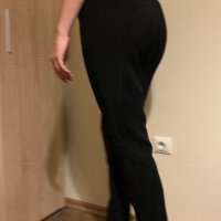 Черен панталон Cropp, 36, снимка 6 - Панталони - 40951466