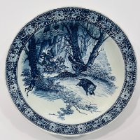 Порцеланова чиния BOCH №4698 , снимка 2 - Антикварни и старинни предмети - 42719094