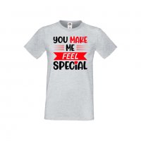 Мъжка тениска Свети Валентин You Make Me Feel Special 1, снимка 3 - Тениски - 35716739