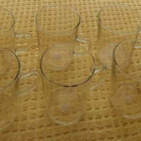 Стъклени чаши за топли напитки - "SIMAX" CZECHOSLOVAKIA, снимка 7 - Чаши - 41435437