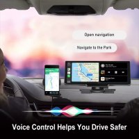  9,3" монитор камера за задно, предно виждане DVR видеорегистратор радио iPhone CarPlay Android Auto, снимка 14 - Аксесоари и консумативи - 38720867