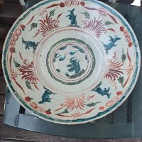   . Zhangzhou or “Swatow” ware. Late Ming.     Стара китайска чиния , китайски порцелан, снимка 2 - Антикварни и старинни предмети - 41681385