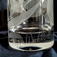 Rosenthal Studio Line  авторска кристална ваза  Bjorn Wiinbаlad с подпис 24 см, снимка 10 - Вази - 41167638