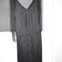 Елегантна рокля с реси и пайети, снимка 5 - Рокли - 44827200