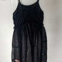 Детска черна рокля с пайети и тюл Хелоуин , снимка 2 - Детски рокли и поли - 42640515