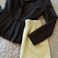 Стилен сет от сако Evis и кожена пола, снимка 4 - Сака - 35849863