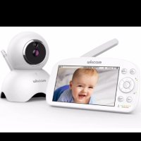 Бебефон, видео бебефон с въртяща се камера и голям монитор. HD резолюция, снимка 1 - Бебефони - 41703368