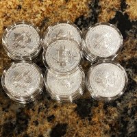 Биткойн монета / Bitcoin ( BTC ) - Silver, снимка 5 - Нумизматика и бонистика - 31223244