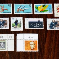 50 бр. стари пощенски марки от Западна Германия /бившата ФРГ/ от 80-те и 90-те години без печати, снимка 4 - Колекции - 42258575