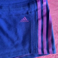 Adidas оригинални, къси, спортни панталони Адидас в лилав цвят, снимка 3 - Къси панталони и бермуди - 41346679