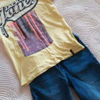 Дънков панталон и тениски Jack Jones И H&M 158 / 164, снимка 3 - Детски тениски и потници - 36319082