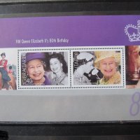Чист блок Кралица Елизабет II 2006 от Гибралтар , снимка 1 - Акордеони - 40774860