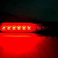 1 бр. блиц мигащи габарити ЛЕД LED Пътна помощ червена светлина 12-24V, снимка 6 - Аксесоари и консумативи - 42490329