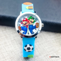 Супер Марио Super Mario силиконова верижка детски ръчен часовник , снимка 1 - Детски - 26214601