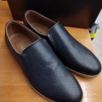 Мъжки обувки естествена кожа м. 202 черни , снимка 8 - Ежедневни обувки - 40852767