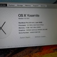 Продавам 2бр. Macbook Pro 15' , late 2008 и mid 2010, снимка 2 - Лаптопи за дома - 39490895